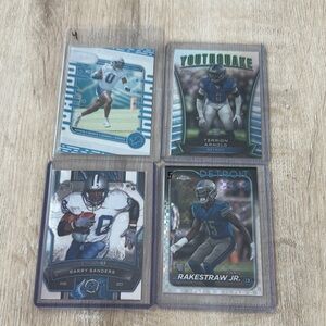 Detroit Lions NFL Football Trading Card Collection Sanders